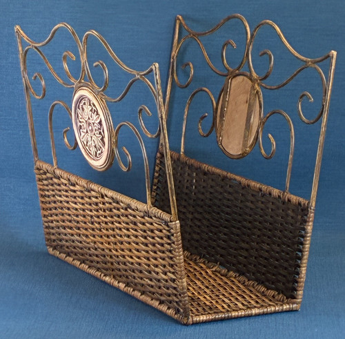 Vintage rattan magazine - vintage,