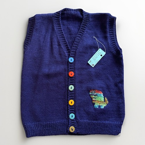 Boys hand knitted navy - boys,