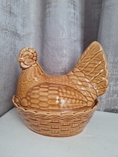 Vintage Ceramic Hen Egg