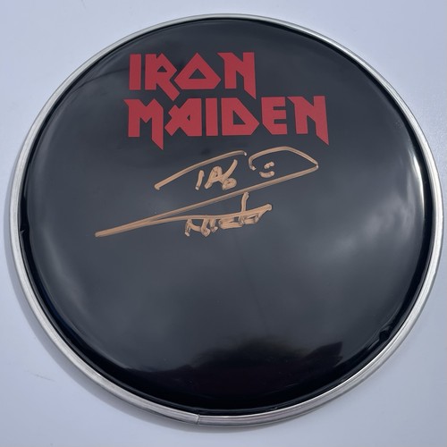 Signed nicko mcbrain iron - signed,