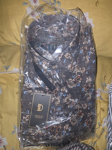 Men brown floral - brown, formal