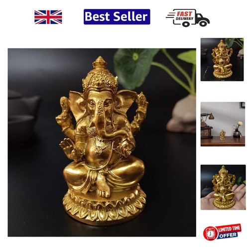 Elegant gold ganesh resin - gold,