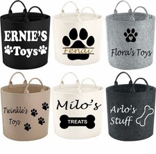 Personalised Pet Toys Basket