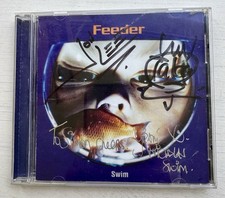 Feeder Swim Original Release CD - Signed By Original Line Up Incl Jon Lee Rare