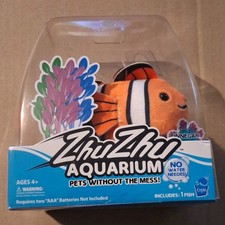 ZhuZhu Aquarium Fish-  Pets Without The Mess - Finnegan- Clown Fish