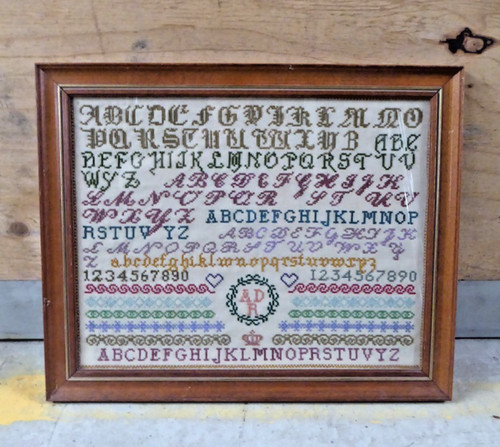 Vintage alphabet letter - vintage,