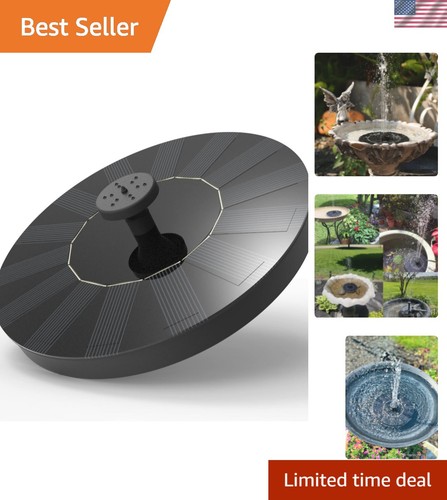 Solar powered bird bath - solar,