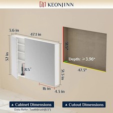 Keonjinn 48 x 32 Inch Large