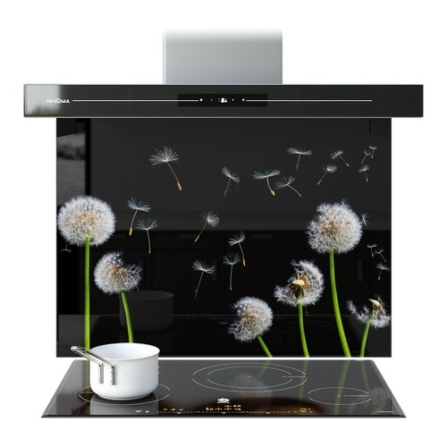 Kitchen glass splashback - kitchen,