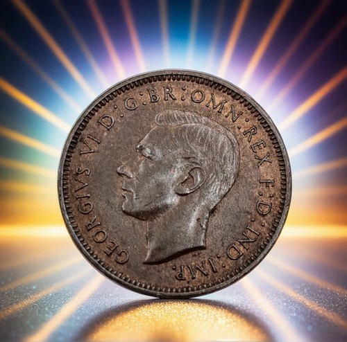 Great britain farthing coin - 1,