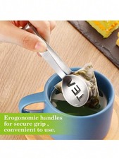 Stainless Steel Tea Bag TeaBag Mini Tongs Squeezer Strainer Holder Grip Ice Cube
