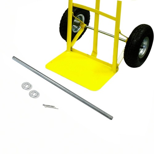 Axle and fittings - and, for