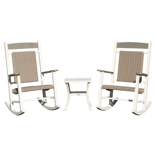 Oversized hdpe wicker rocking - oversized,