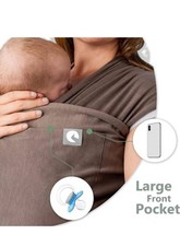 Baby Sling Wrap with Large Front Pocket Naturally Soft Baby Wrap Carrier Cotton