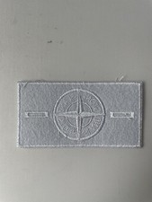 Stone Island Ghost Badge ALL WHITE GHOST PROJECT BADGE RARE STONE ISLAND BADGE