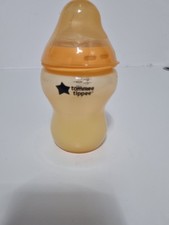 Tommee tippee Orange fake milk bottle newborn reborn doll role play prop