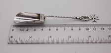 Maltese Sterling Silver Caddy or Sugar Shovel Spoon C. 1980