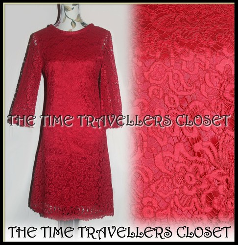 Goat red corded lace midi - corded,