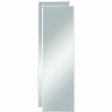 96" X 80" Silver Framed Mirror