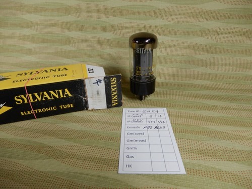 Sylvania mullard f32 - nos, 5ar4
