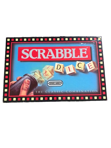 Vintage scrabble dice game - scrabble,