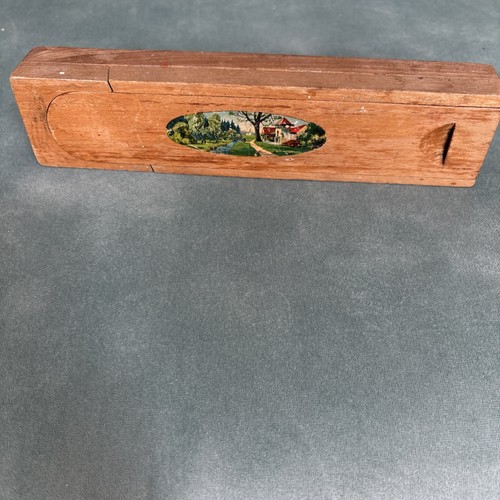 Vintage wooden swivel pencil - swivel,