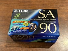 TDK SA90 blank cassette tapes