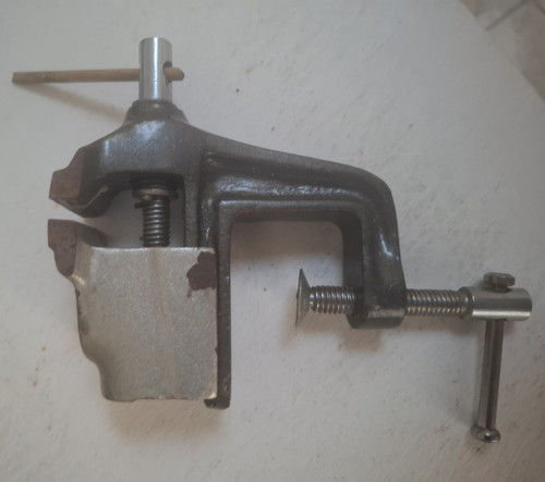 Heavy duty clamp bench vice - clamp-on,