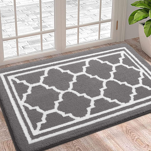 Soft absorbent door mat dirt - door,