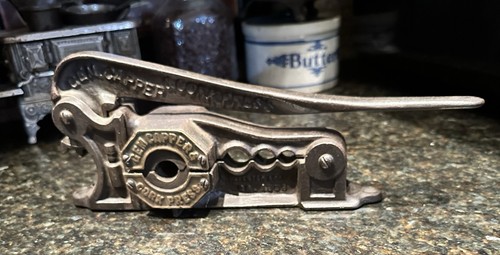 Antique cast iron gem capper - antique,