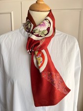 SILK OPERA SCARF UNIQUE PRINT MIX;JAPANESE ;SPECIAL OCCASION;CRAVAT;UNISEX;CHIC