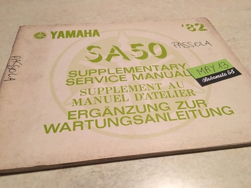 Yamaha sa50 passola his - sa50, 82