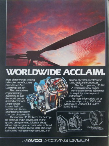 1980 pub avco lycoming lts - avco,