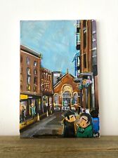 Manchester, Edge Street, Northern Quarter, art, original Painting, Afflecks