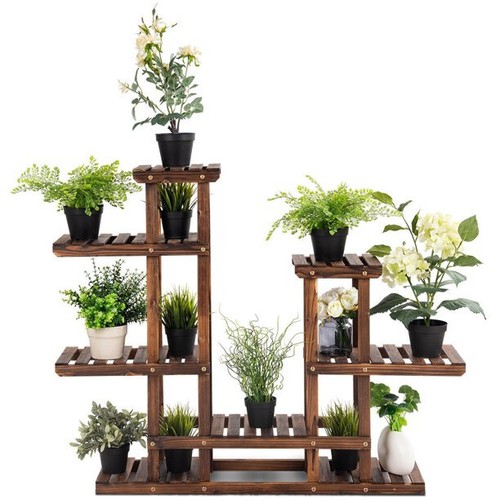 Tier wooden plant - stand, 13
