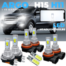 For Ford Ranger MK3 Led DRL Headlight Xenon White Fog Side Light Bulbs 2015-On