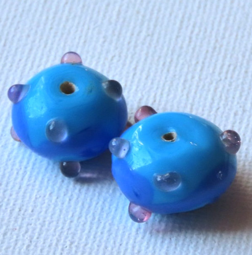 Lampwork beads large glass - lampwork,