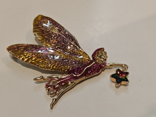 Vintage fairy brooch - vintage, with