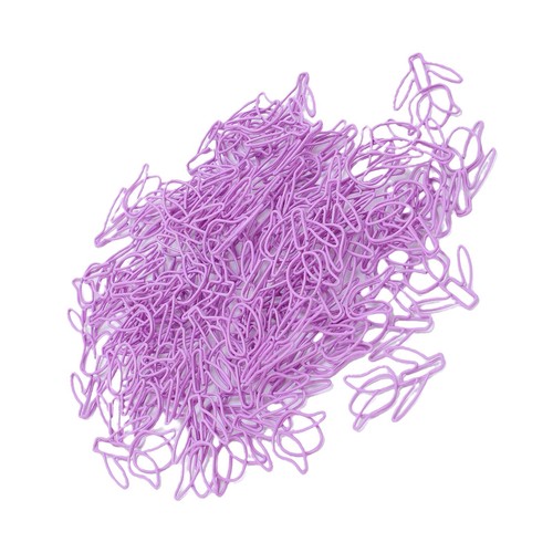 Flower shaped paper clips bulk - flower,