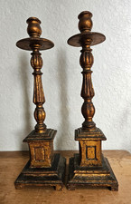 Pair tall vintage corinthian column table lamps