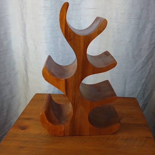 Solid wood wine rack - solid,