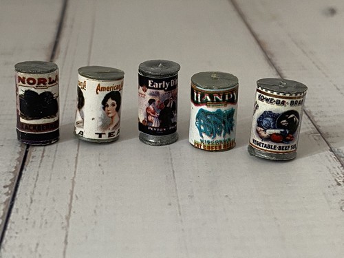 Barbie size vintage cans - vintage,