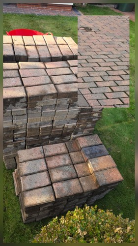 Block paving bricks - block, for