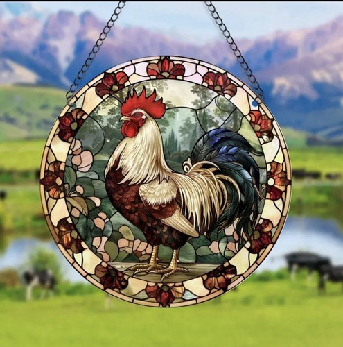 Rooster cockerel bird 15cm - bird,