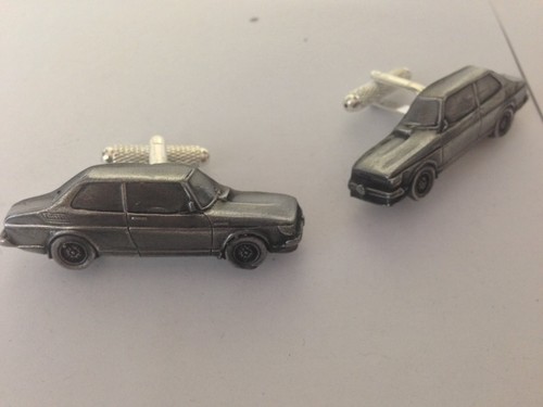 Saab turbo cufflinks - 99, 3d
