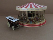 Lledo Showmans No. AR1002 Burrell Showman's Steam Wagon Boxed Cardboard Carousel
