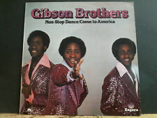 GIBSON BROTHERS  Non-Stop Dance/Come To America  LP  Disco 1977  Lovely copy!