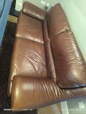 Natuzzi Leather Sofa Hardy Used. Excellent Condition. Collection Only London