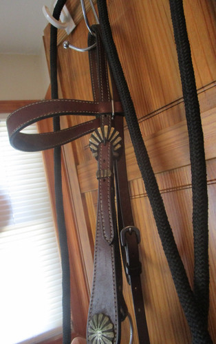 Concho western mecate bridle - mecate,
