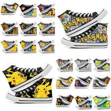 Unisex Cartoon Pikachu Lace-up